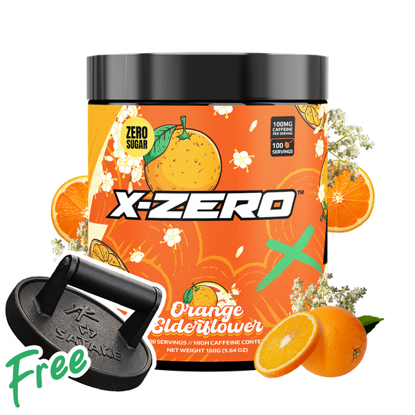 X-Zero Orange Elderflower (160g / 100 Servings)
