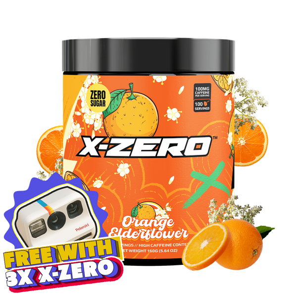 X-Zero Orange Elderflower (160g / 100 Servings)