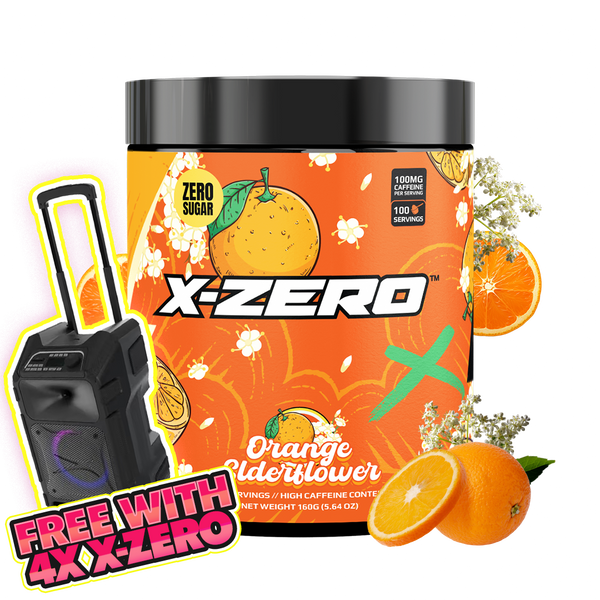 X-Zero Orange Elderflower (160g / 100 Portionen)