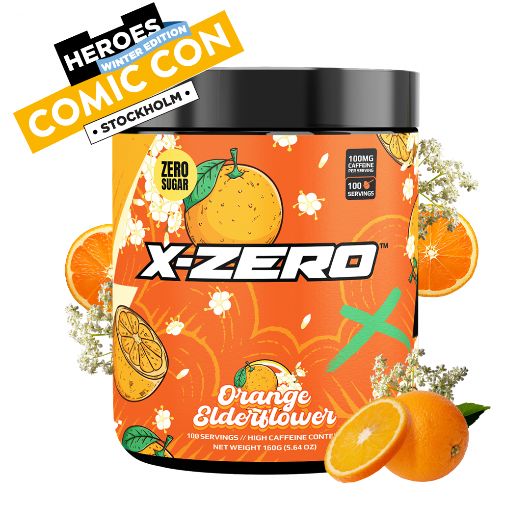 X-Zero Orange Elderflower (160g / 100 portioner)