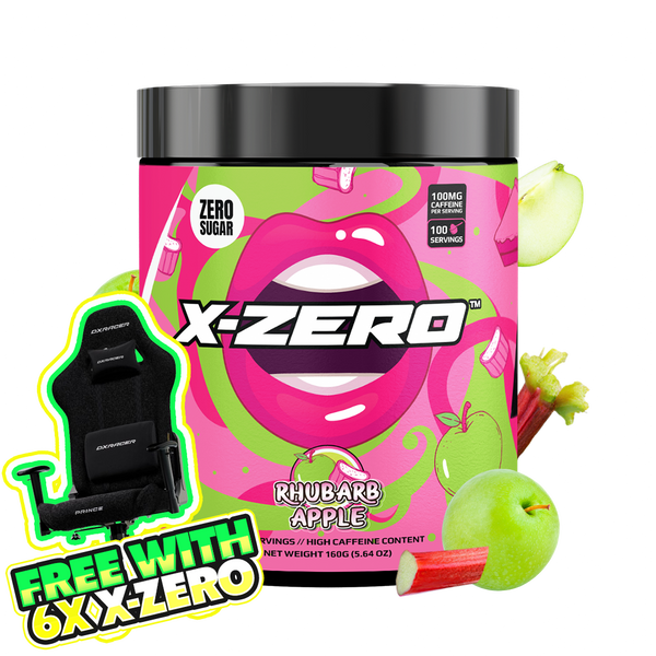X-Zero Rhubarb Apple (160g / 100 Servings)