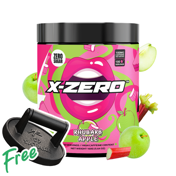 X-Zero Rhubarb Apple (160g / 100 Servings)