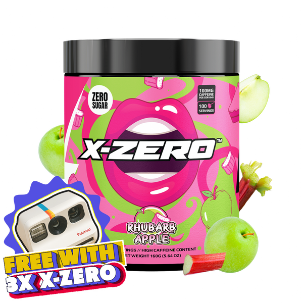 X-Zero Rhubarb Apple (160g / 100 Servings)