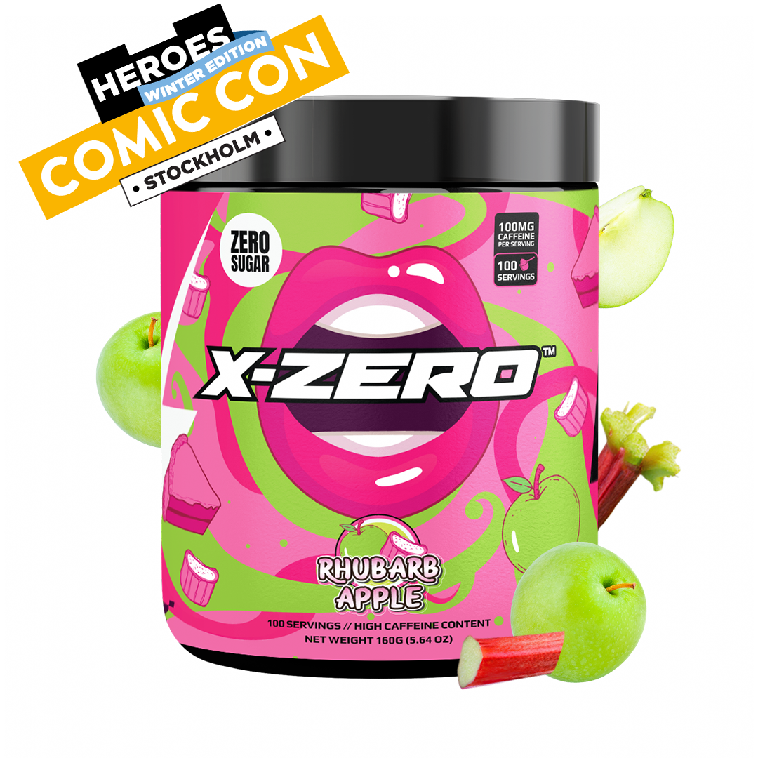 X-Zero Rhubarb Apple (160g / 100 portioner)