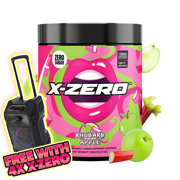 X-Zero Rhubarb Apple (160g / 100 Servings)