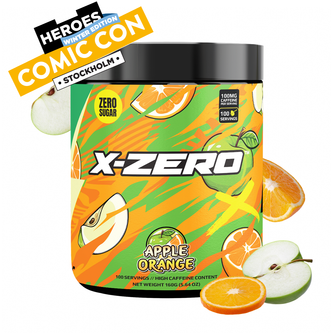 X-Zero Apple Orange  (160g / 100 portioner)
