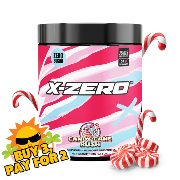 X-Zero Candy Cane Rush (160g / 100 Servings)