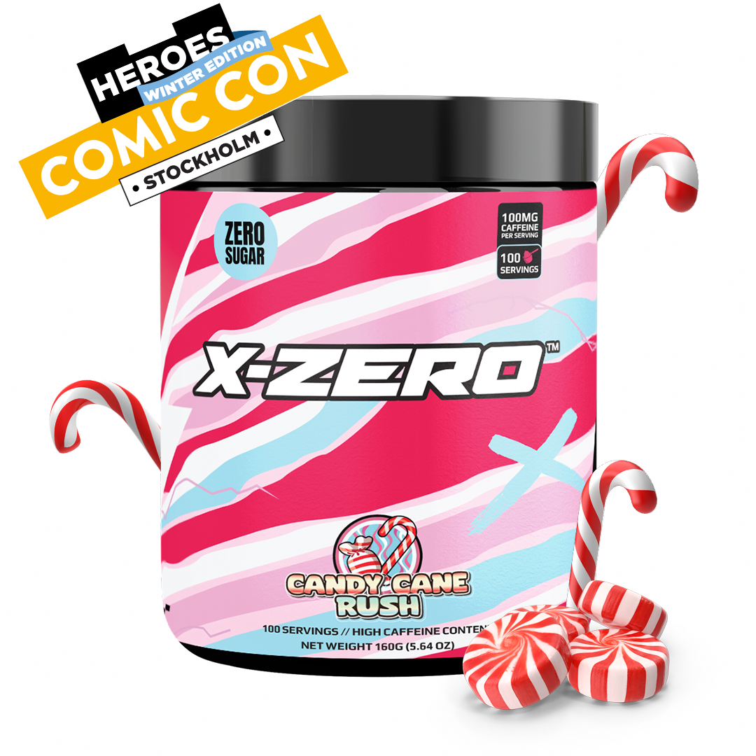 X-Zero Candy Cane Rush (160g / 100 portioner)
