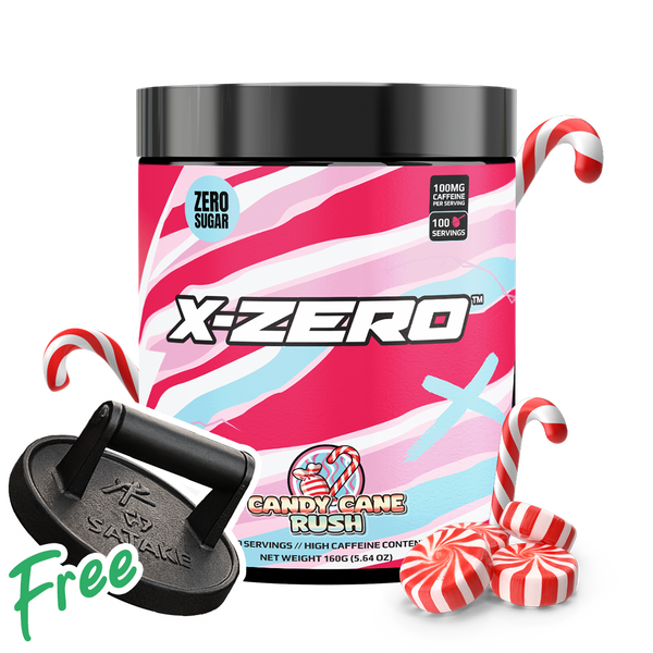 X-Zero Candy Cane Rush (160g / 100 Servings)