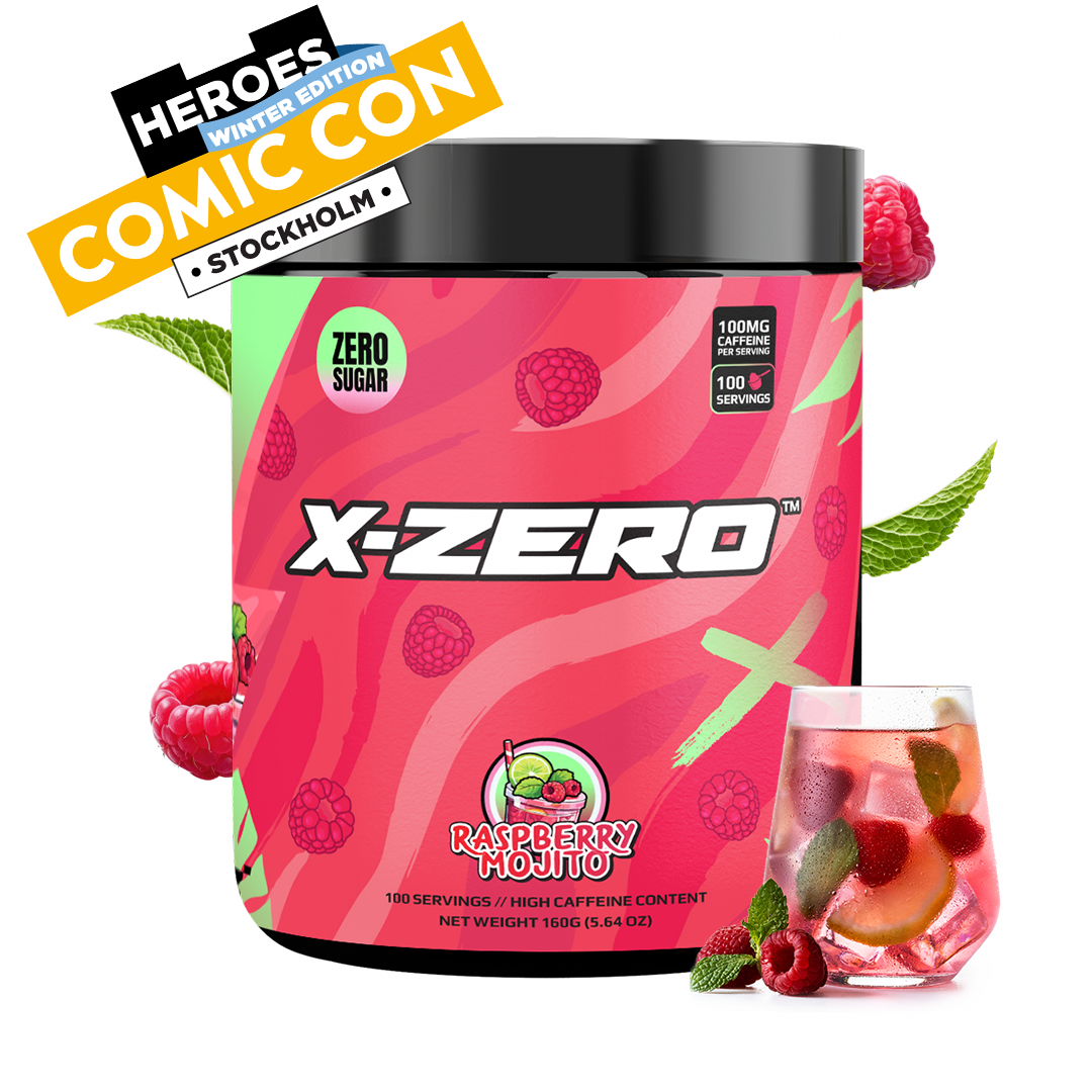 X-Zero Raspberry Mojito (160g / 100 portioner)