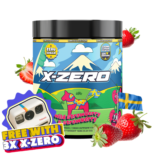 X-Zero Wild Strawberry & Strawberry (160g / 100 Servings)
