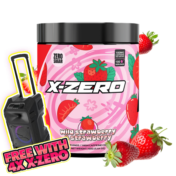 X-Zero Wild Strawberry & Strawberry (160g / 100 Servings)