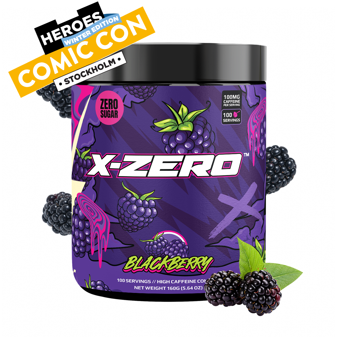 X-Zero Blackberry (160g / 100 portioner)