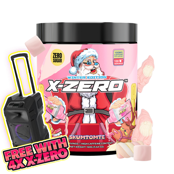 X-Zero Skumtomte / Strawberry Marshmallow (160g / 100 Servings)