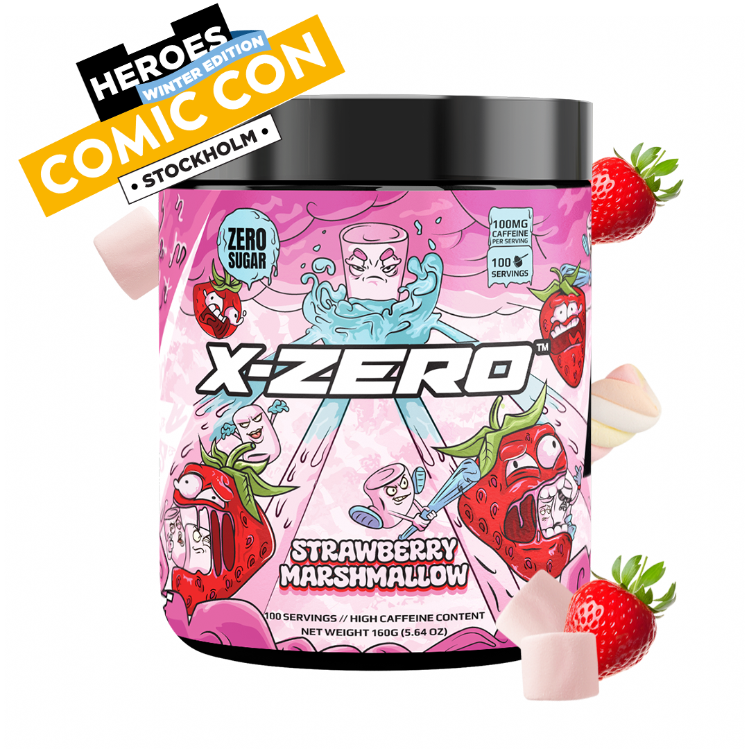 X-Zero Strawberry Marshmallow (160g / 100 portioner)