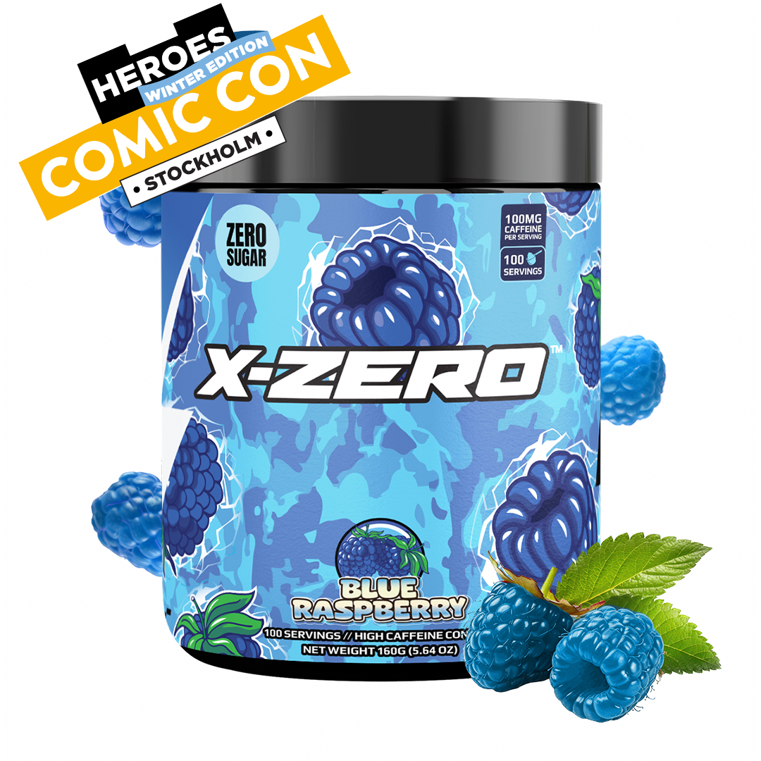 X-Zero Blue Raspberry (160g / 100 portioner)