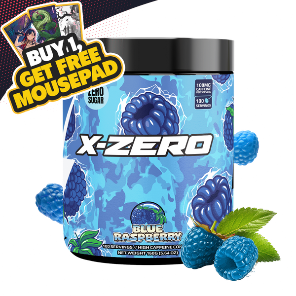 X-Zero Blue Raspberry (160g / 100 portioner)