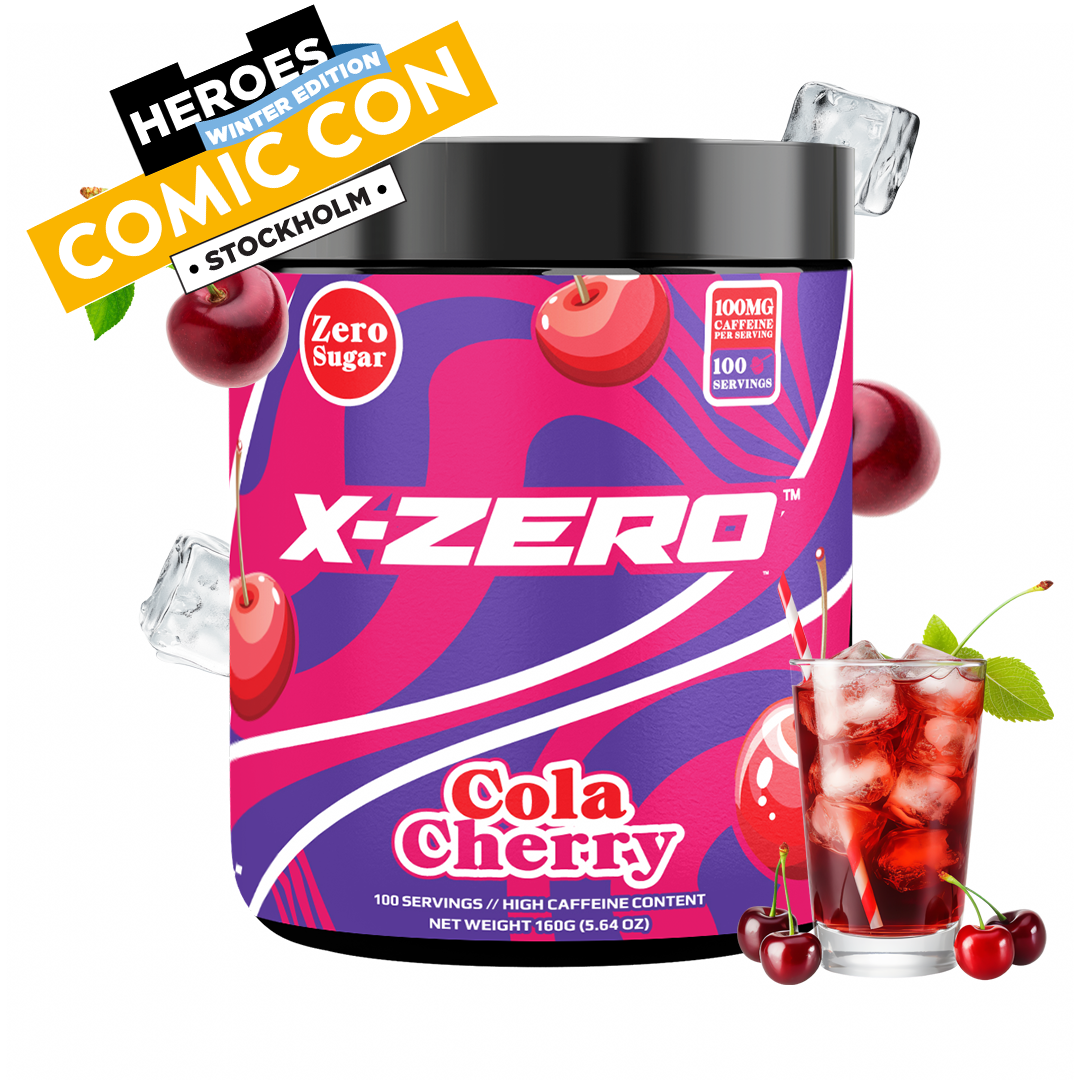 X-Zero Cola Cherry  (160g / 100 portioner)