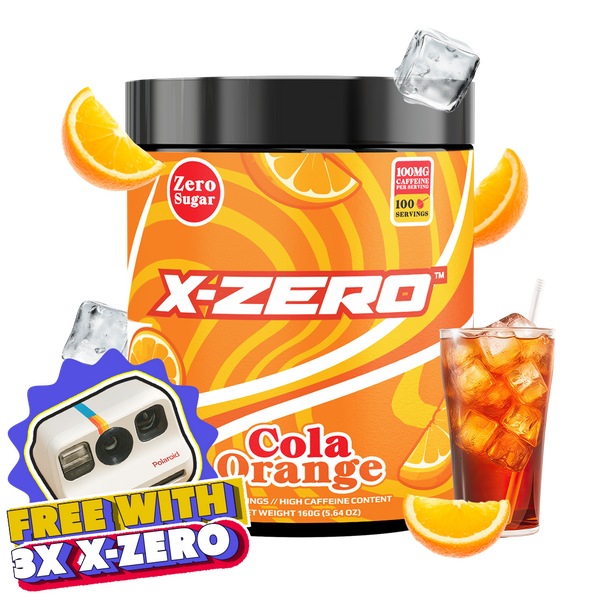 X-Zero Cola Orange (160g / 100 Servings)