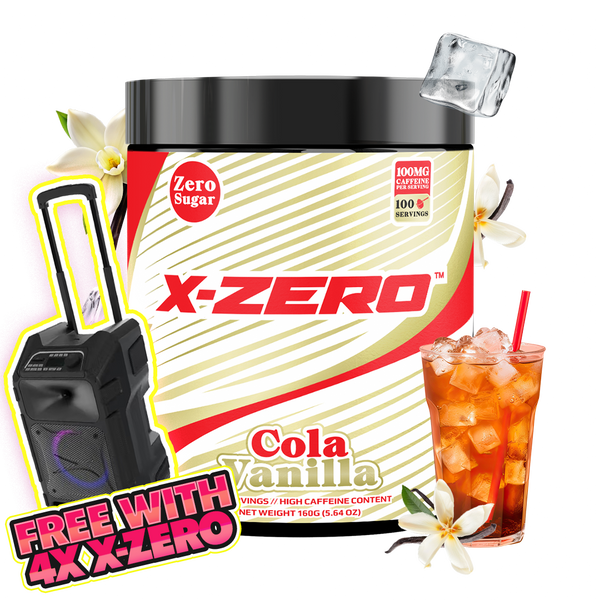 X-Zero Cola Vanilla (160g / 100 Servings)