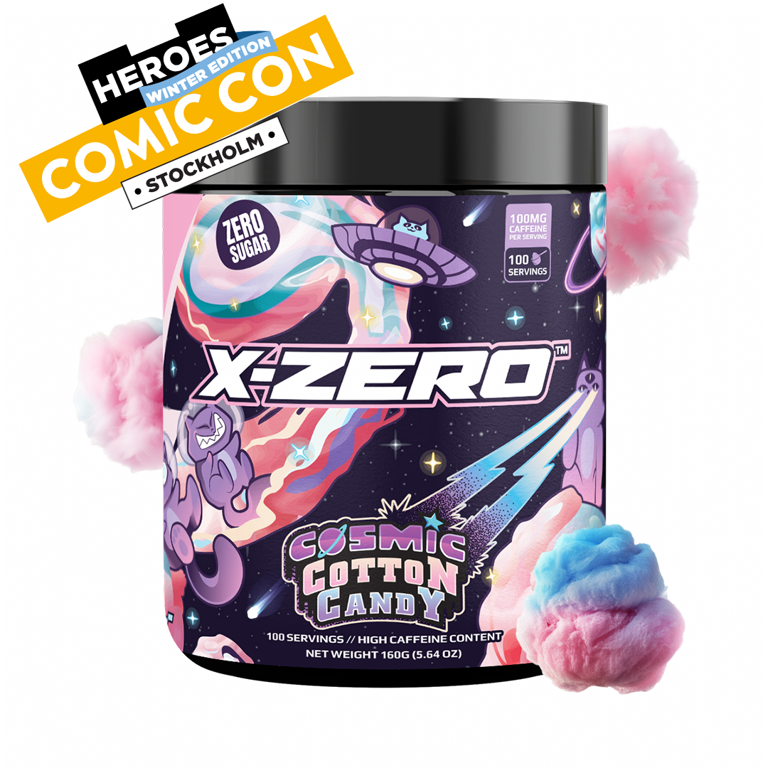 X-Zero Cosmic Cotton Candy (160g / 100 portioner)