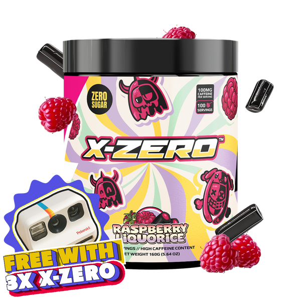 X-Zero Raspberry Liquorice (160g / 100 Servings)