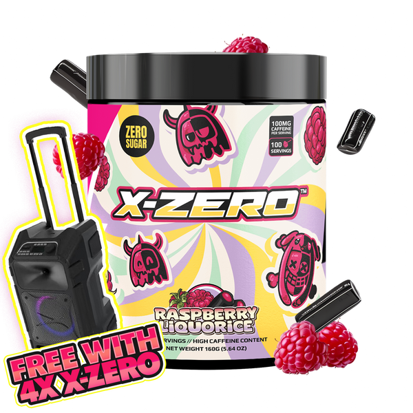 X-Zero Raspberry Liquorice (160g / 100 Servings)