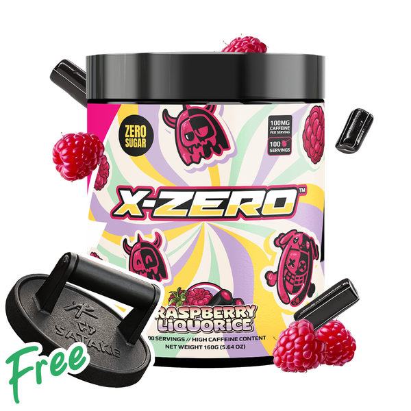 X-Zero Raspberry Liquorice (160g / 100 portioner)