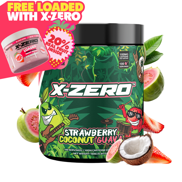 X-Zero Strawberry Coconut Guava (160g / 100 Servings)