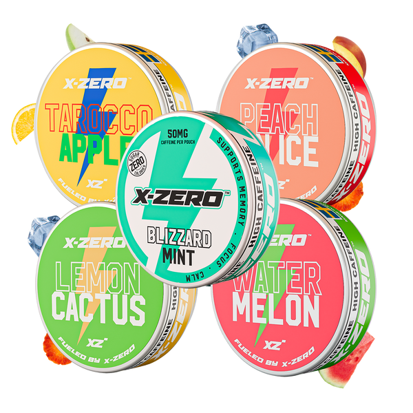 Variety Pack Energy Pouches (5 Pack / 100 Pouches)