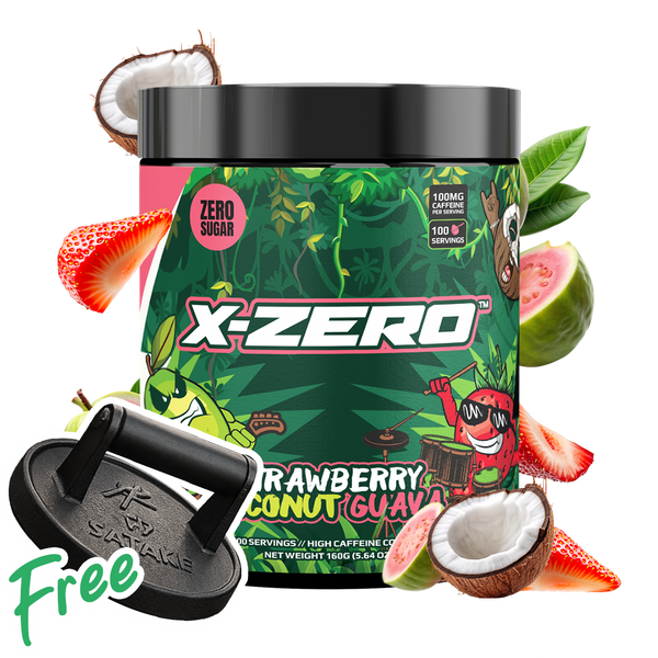 X-Zero Strawberry Coconut Guava (160g / 100 Servings)
