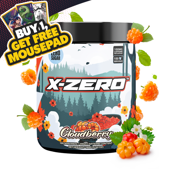 X-Zero Cloudberry (160g / 100 Servings)