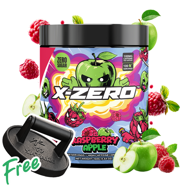 X-Zero Raspberry Apple (160g / 100 portioner)