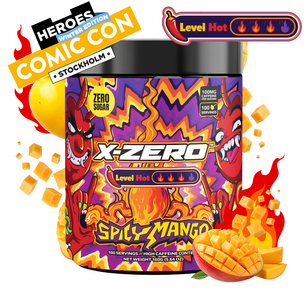 X-Zero Spicy Mango (160g / 100 Portioner)