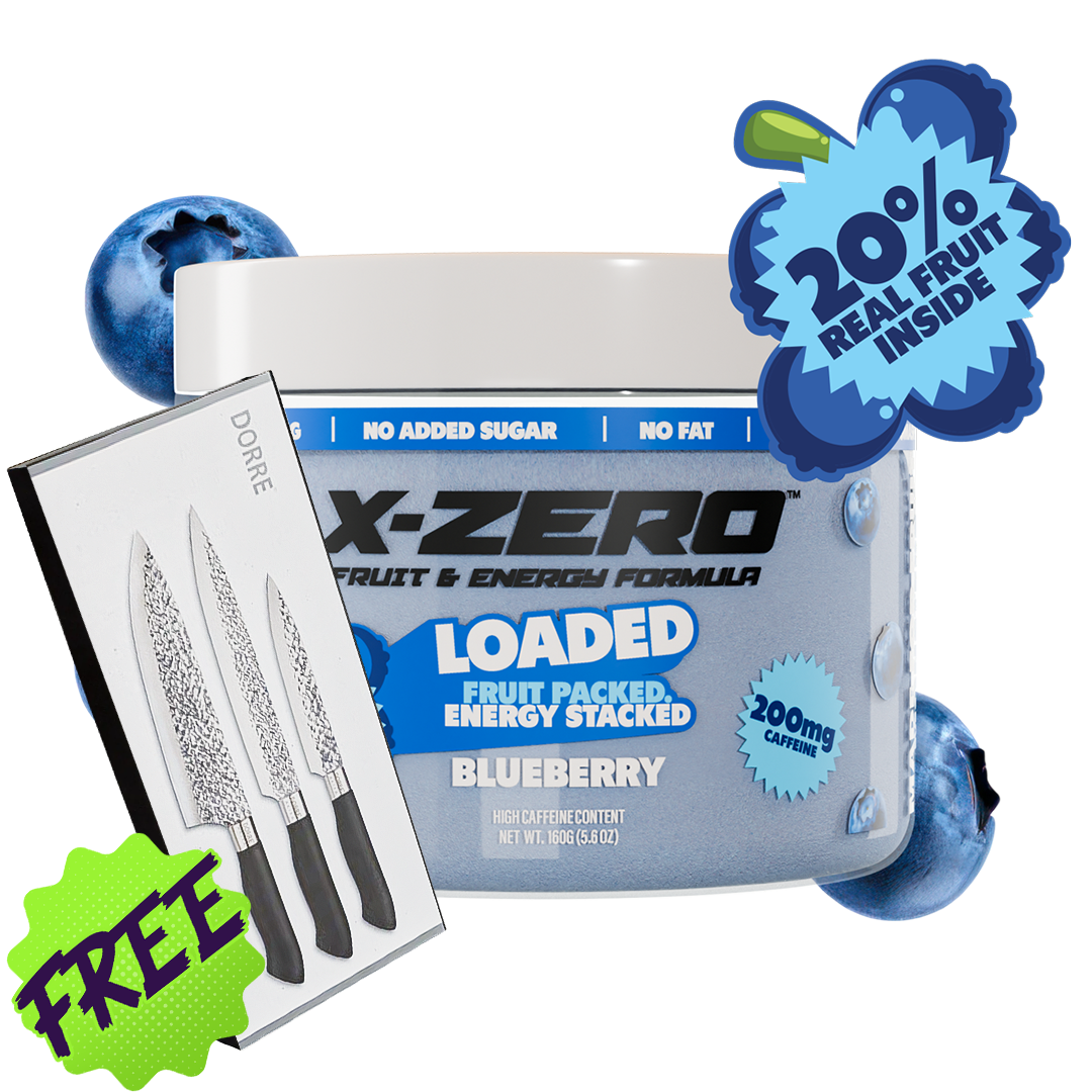 X-Zero Blueberry Loaded (160g / 40 Servings)