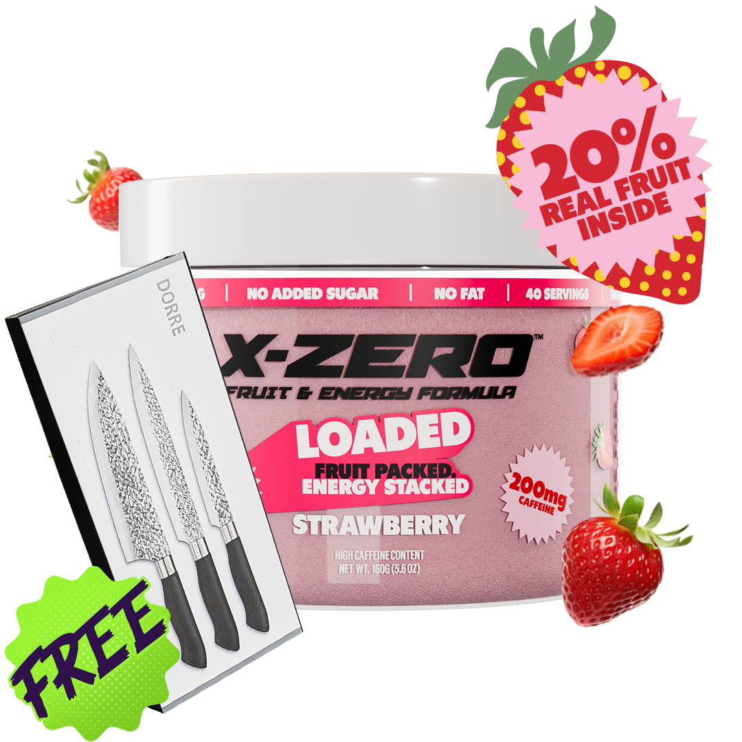 X-Zero Strawberry Loaded (160g / 40 Servings)