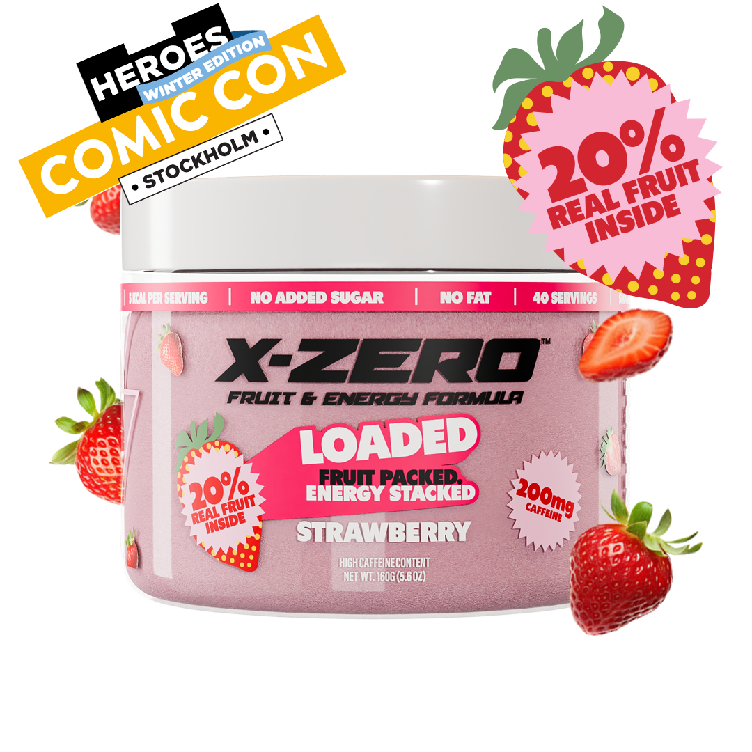 X-Zero Strawberry Loaded (160g / 40 portioner)
