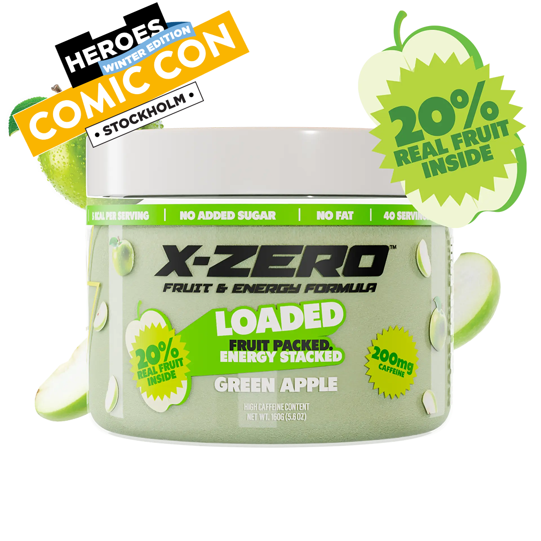 X-Zero Green Apple Loaded (160g / 40 Servings)