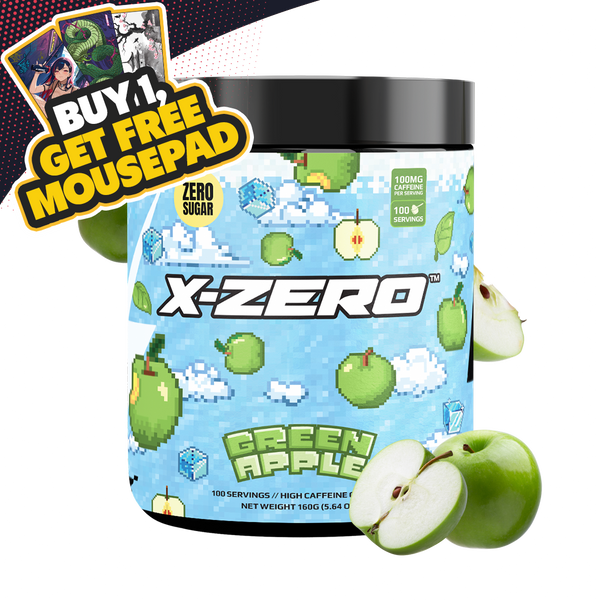 X-Zero Green Apple (160g / 100 Servings)