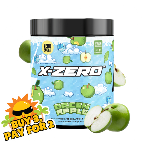 X-Zero Green Apple (160g / 100 Servings)