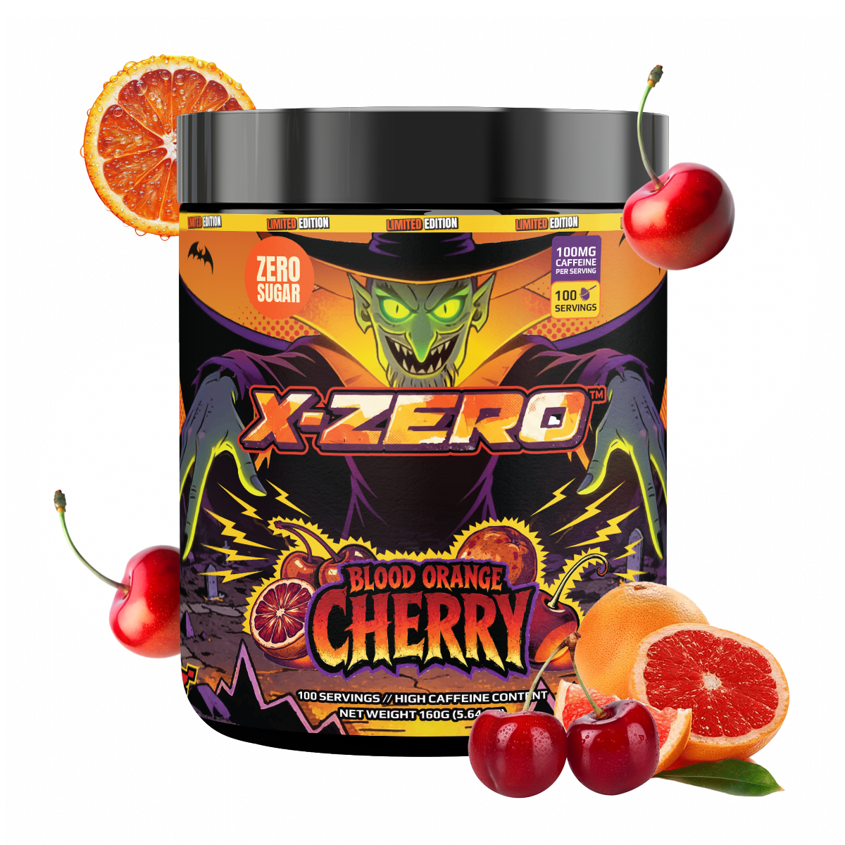X-Zero Halloween Blood Orange & Cherry (160 g / 100 portioner)