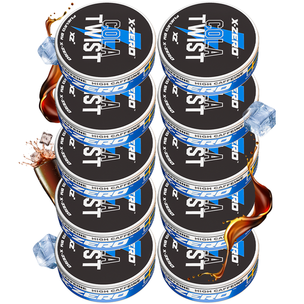 Cola Twist Energy Pouches (10 Pack/200 Pouches)