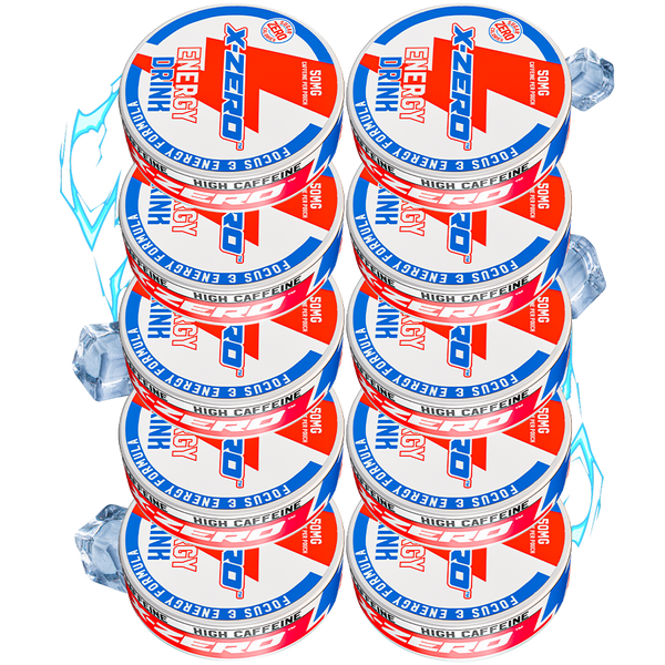Energy Drink Energy Pouches (10 Pack/200 Pouches)