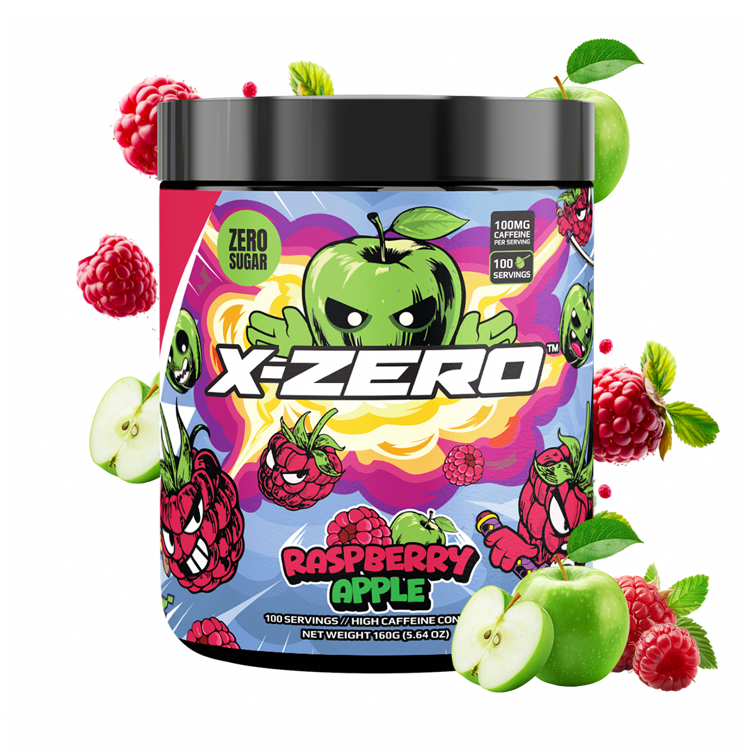 X-Zero Raspberry Apple (160g / 100 portioner)