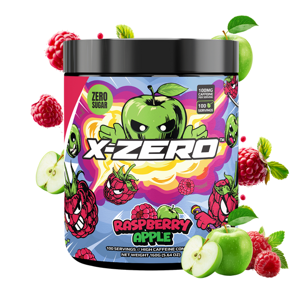 X-Zero Raspberry Apple (160g / 100 Servings)