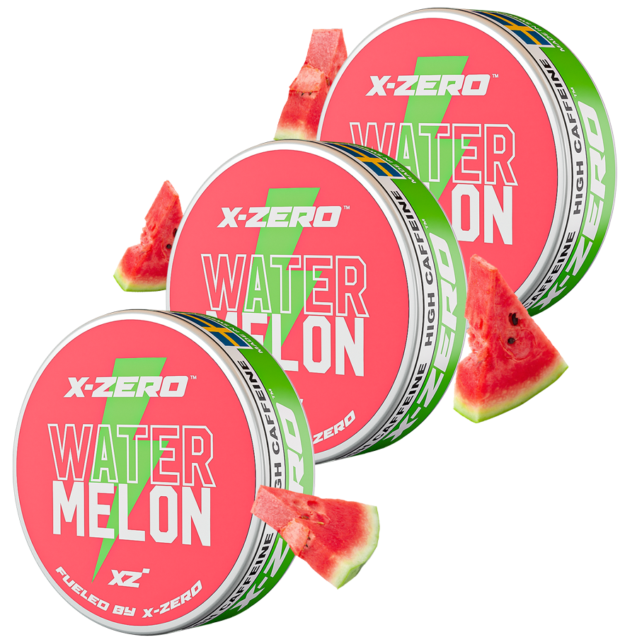 Watermelon Energy Pouches (3 Pack / 60 Pouches) – X-Zero Energy