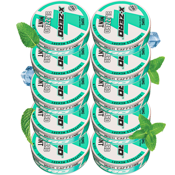Blizzard Mint Energy Pouches (10 Pack/200 Pouches)