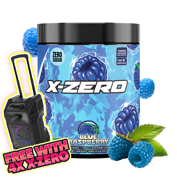 X-Zero Blue Raspberry (160g / 100 portioner)