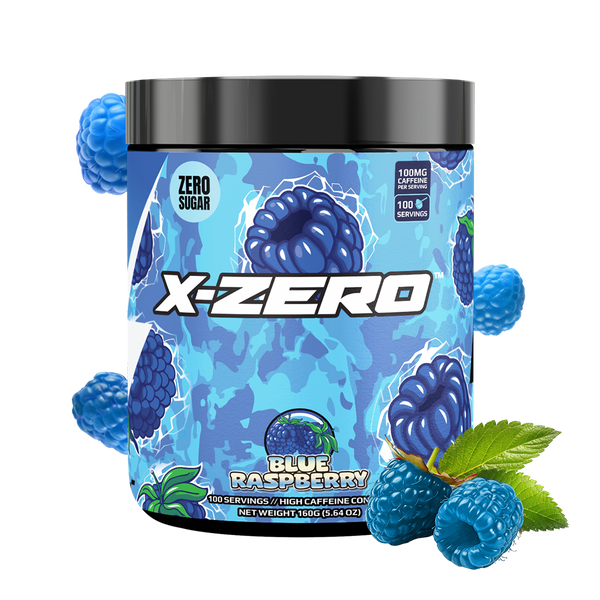 X-Zero Blue Raspberry (160g / 100 Servings)