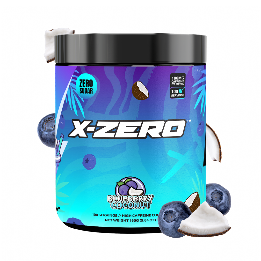 X-Zero Blueberry & Coconut (160g / 100 portioner) – X-Zero